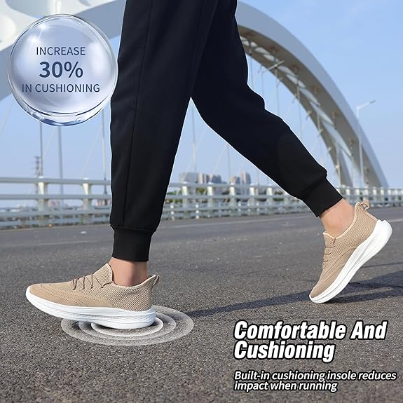 Men's anti-slip lightweight breathable sports running shoes