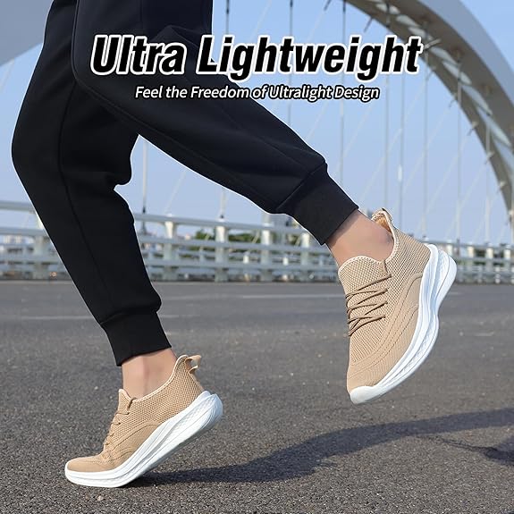 Men's anti-slip lightweight breathable sports running shoes